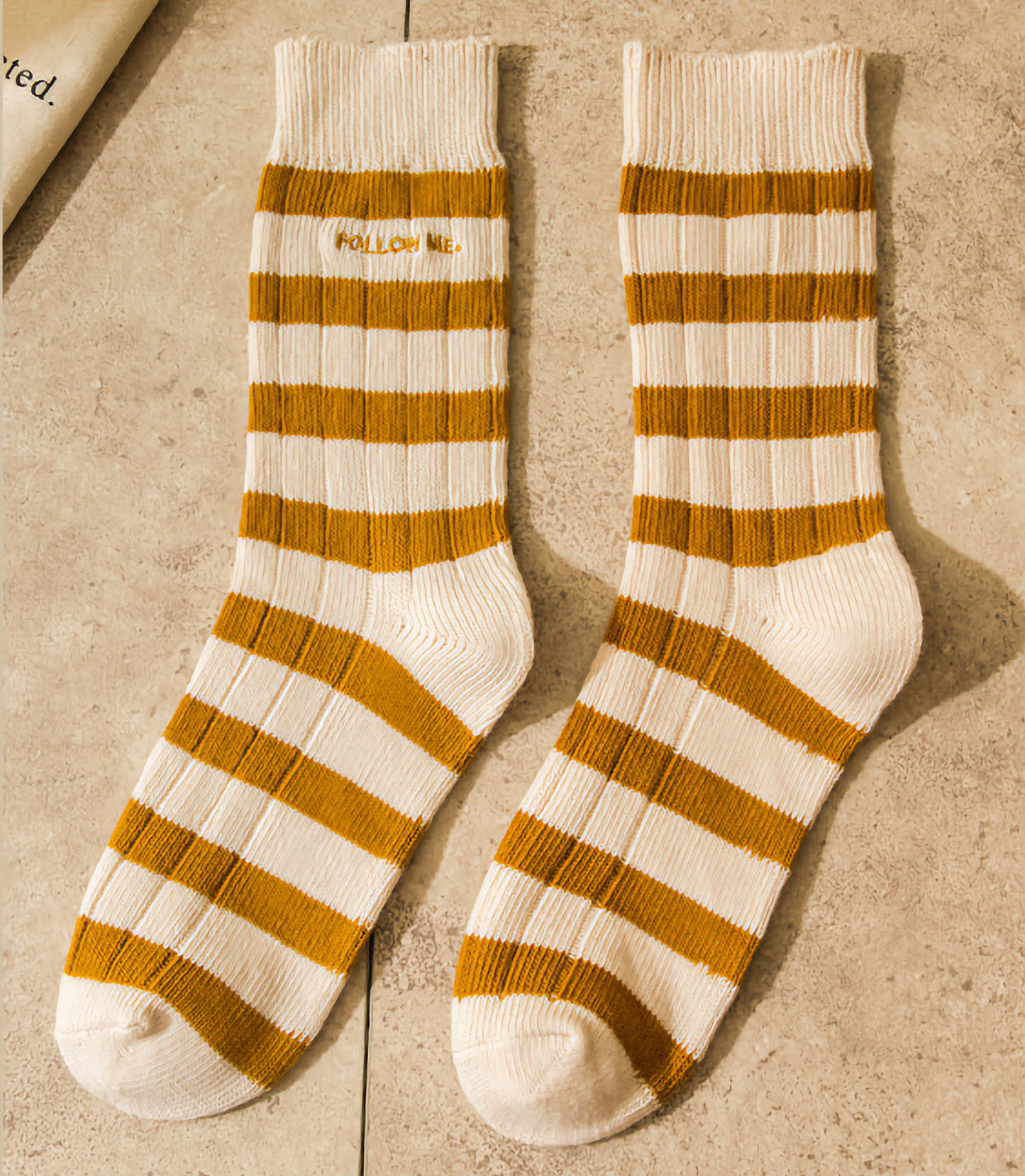 Classic Striped Crew Socks