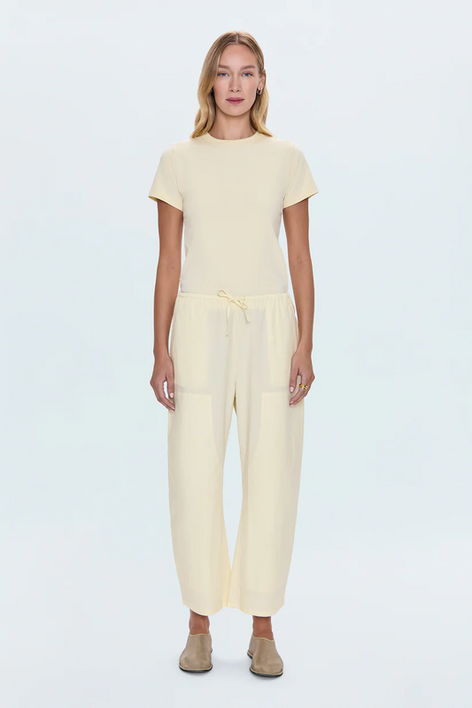 Theo Drawstring Poplin Pant