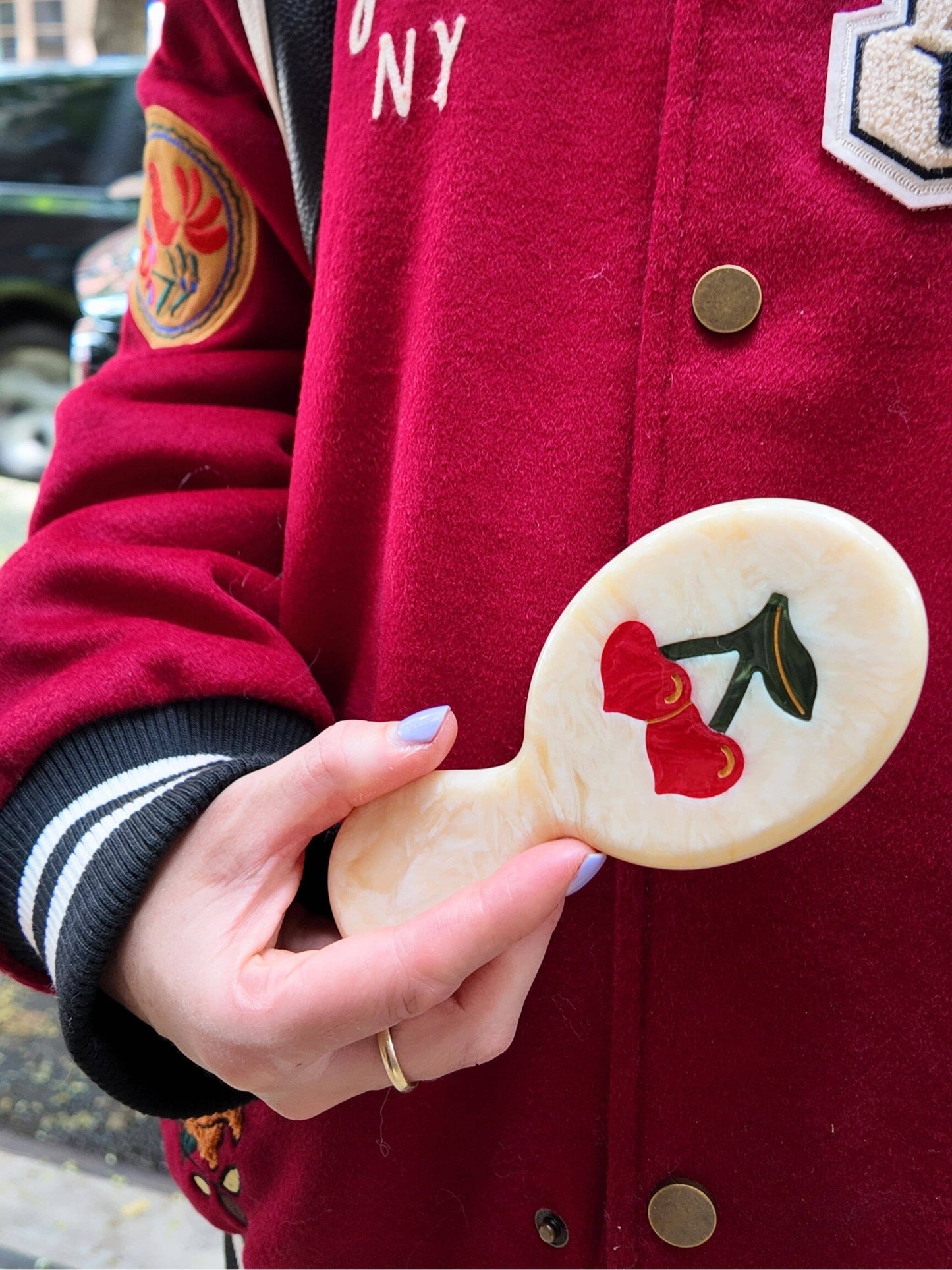 Cherry Hearts Handbag Hero Brush