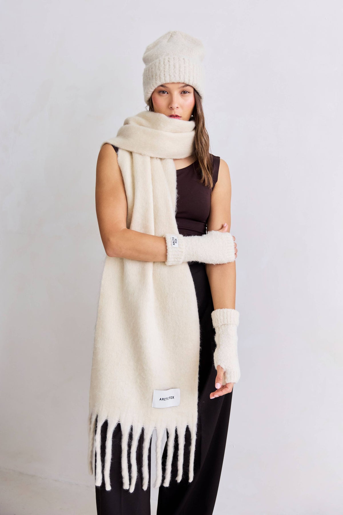 The Reykjavik Beanie Hat - Pebble Beige