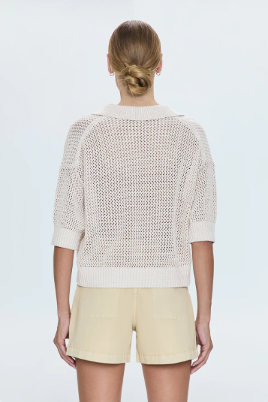 Emma Open Knit Polo