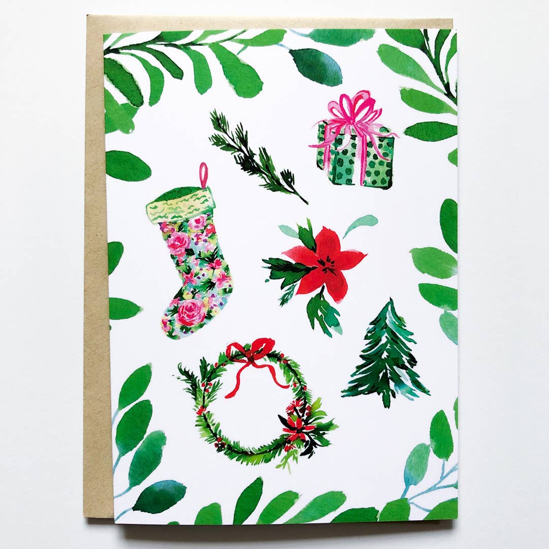 Holiday Favorites Ornament Christmas Card