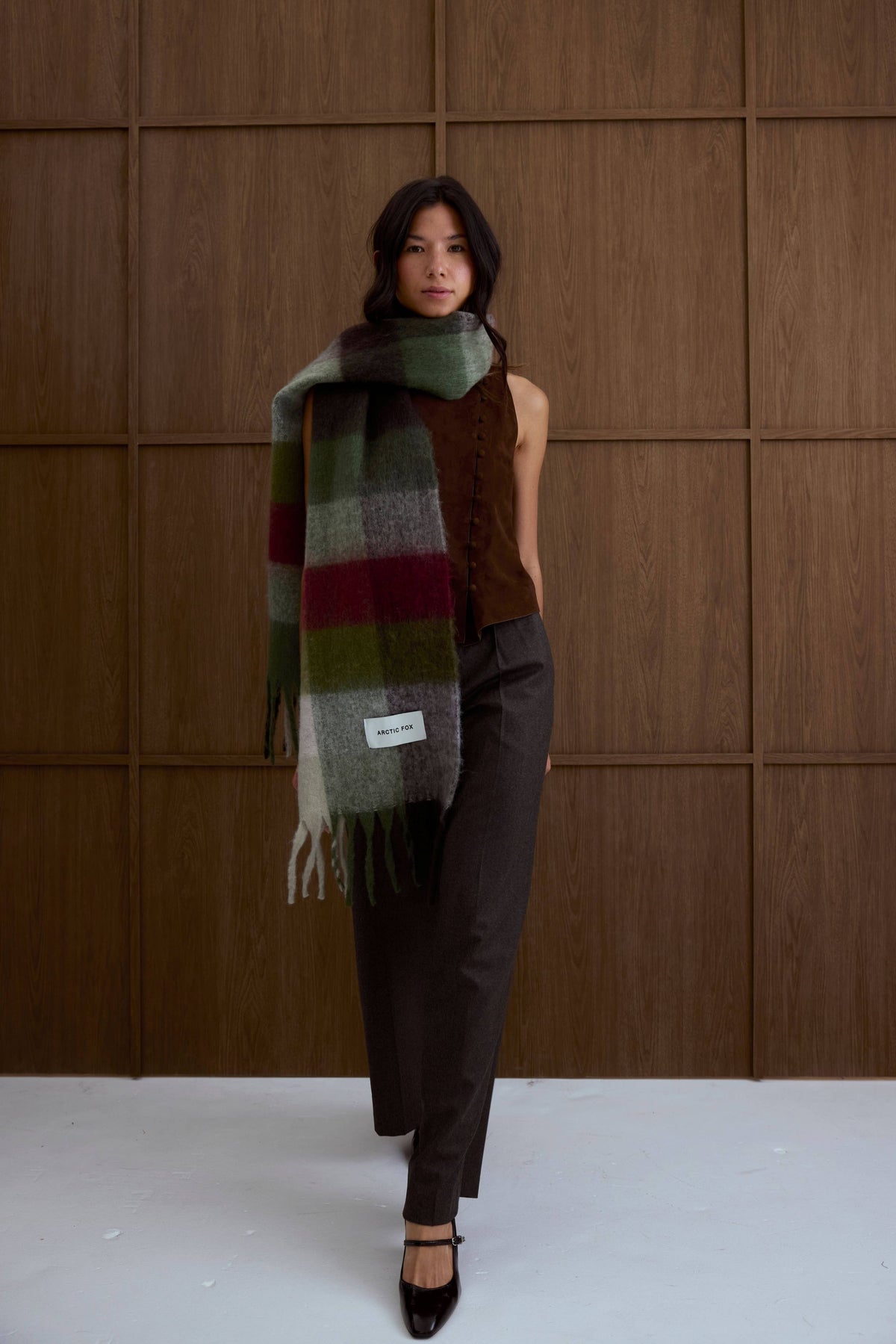 The Reykjavik Scarf - Mossy Green