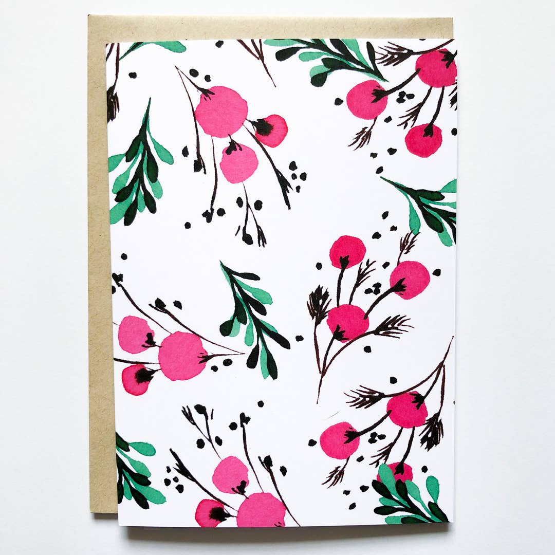 Mistletoe Christmas Card