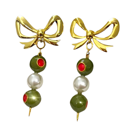 Martini Olive Hoops
