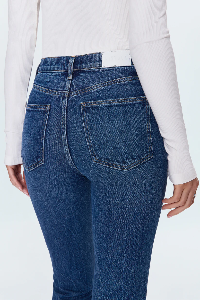 Bri High Rise Slim Straight Jean