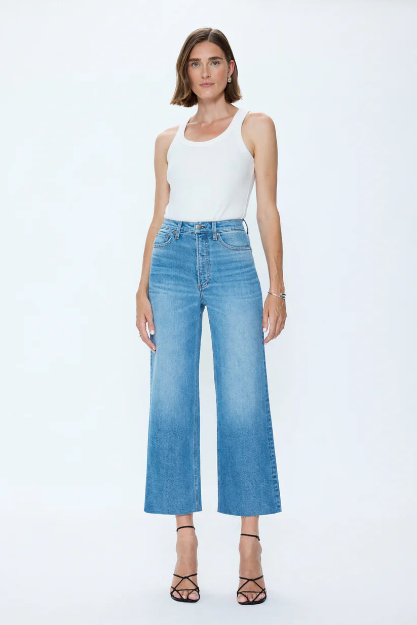 Lana High Rise Wide Leg Crop - Wild Heart
