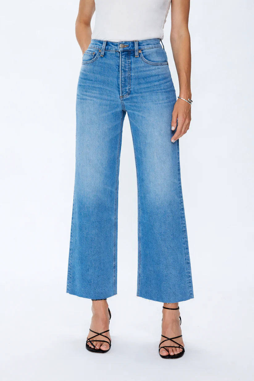 Lana High Rise Wide Leg Crop - Wild Heart