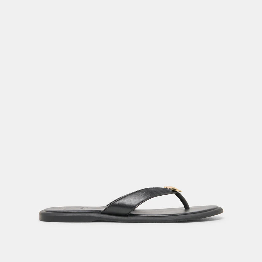 Jaina Sandals Black Leather