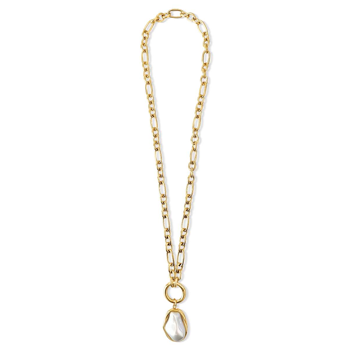 Langston Baroque Pearl Pendant Necklace