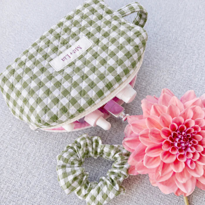 The Mini Makeup Bag - Gingham (multiple colors)