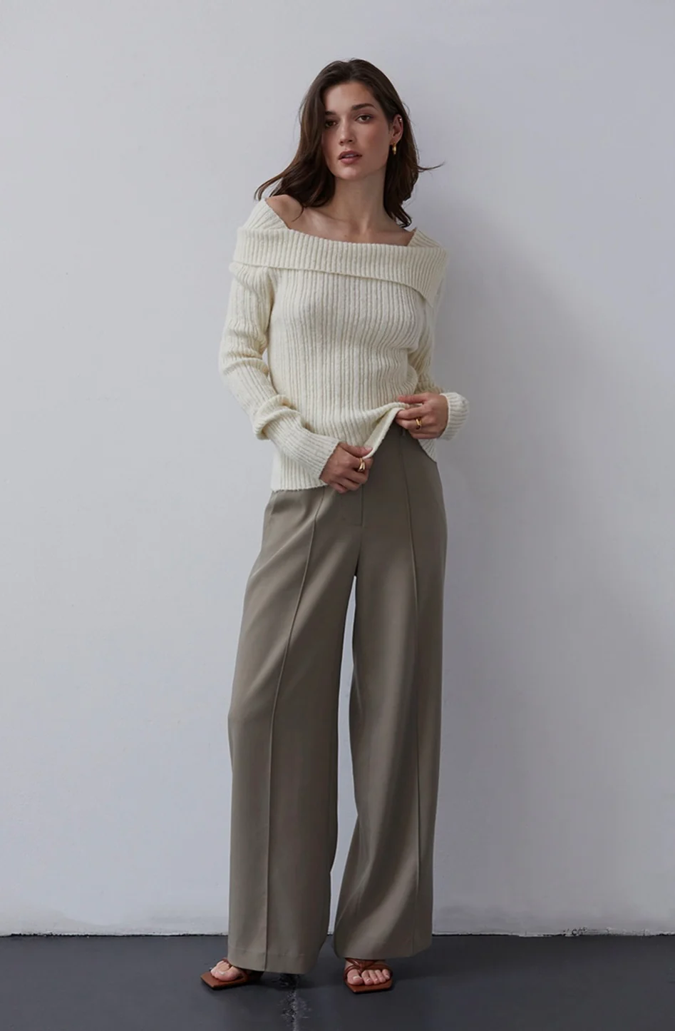 Shanie Off Shoulder Sweater