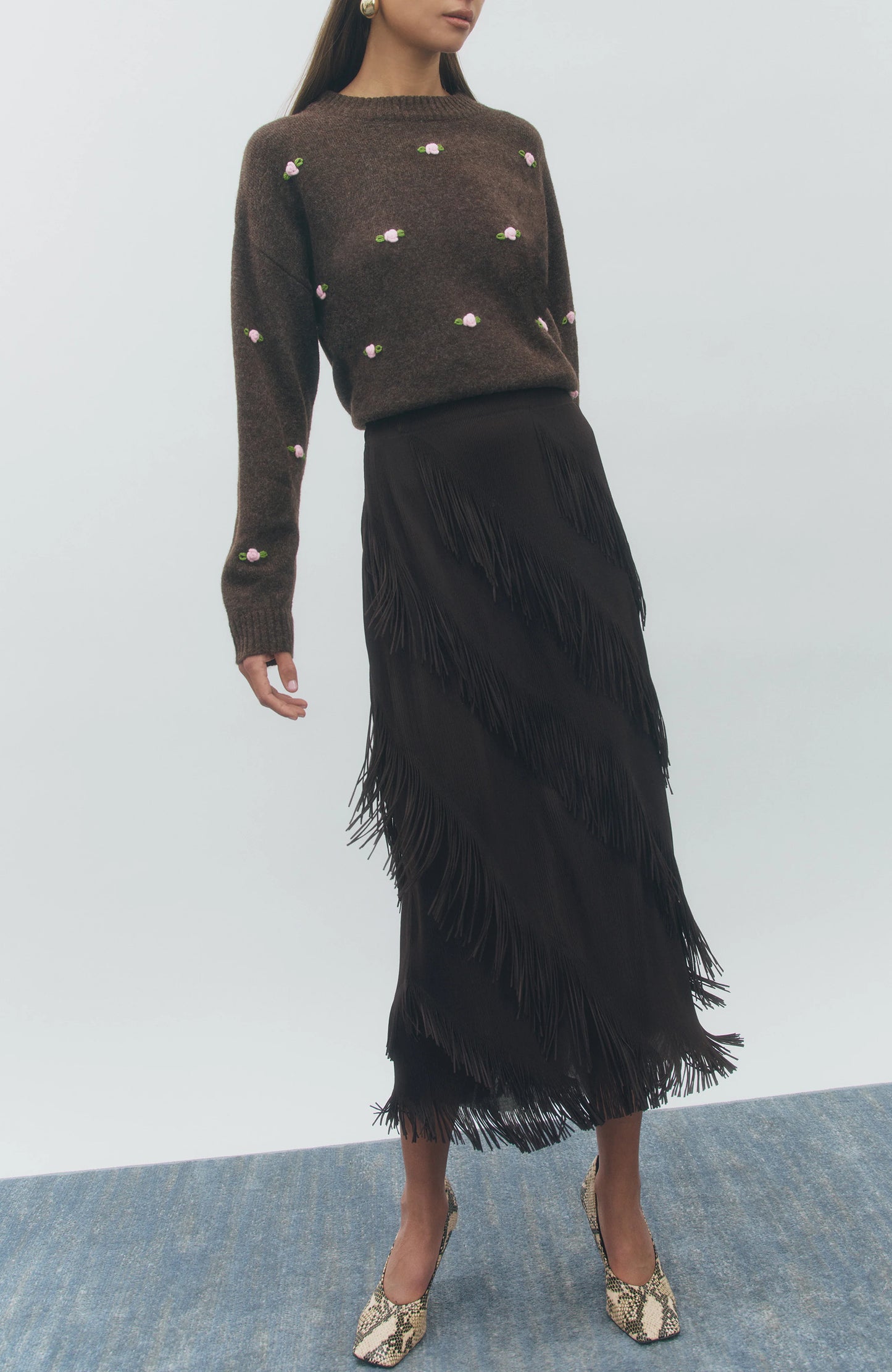 Kellie Fringe Skirt
