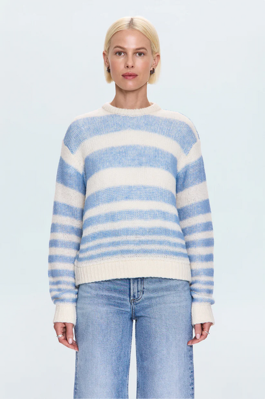 Moa Striped Bubble Sweater