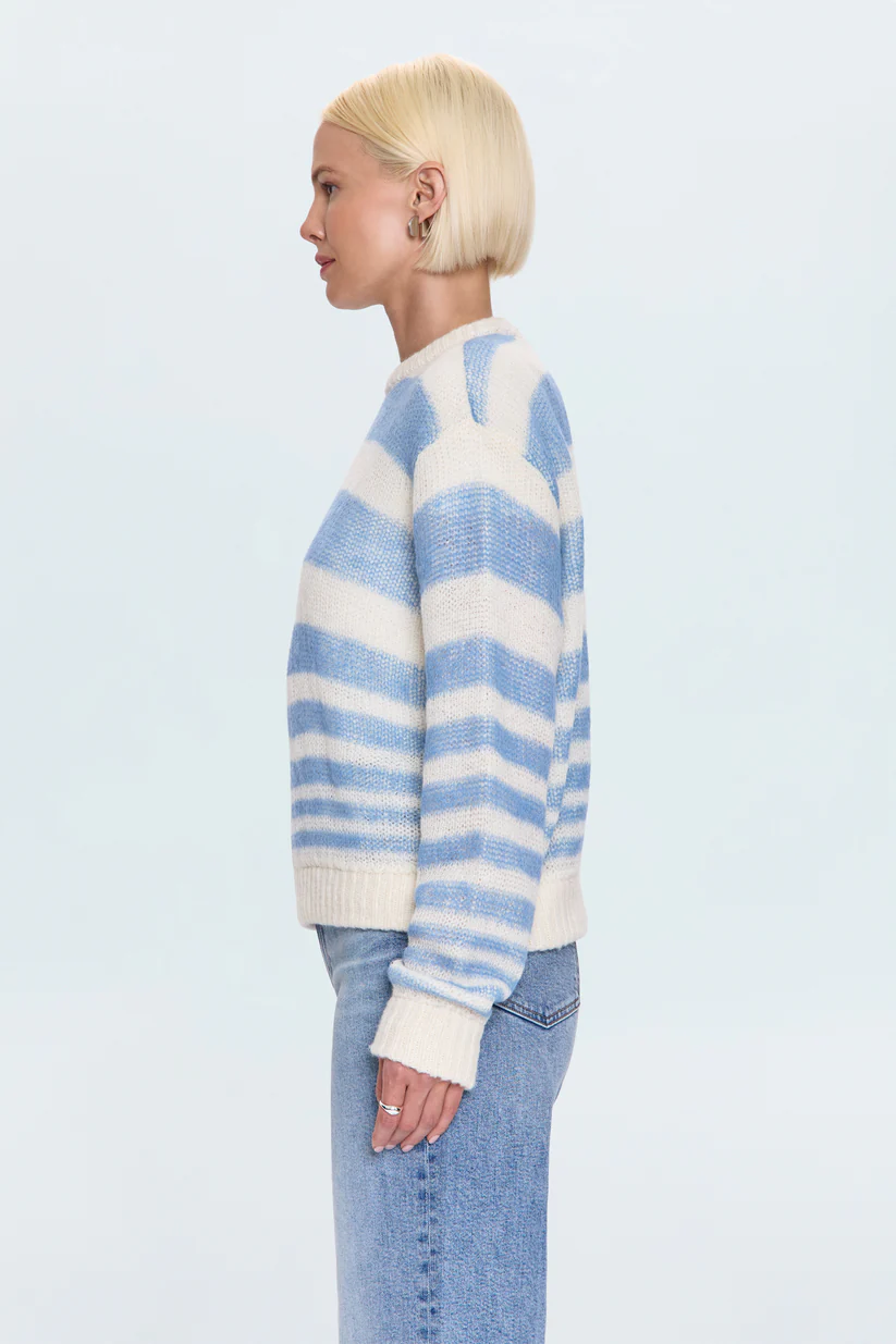 Moa Striped Bubble Sweater