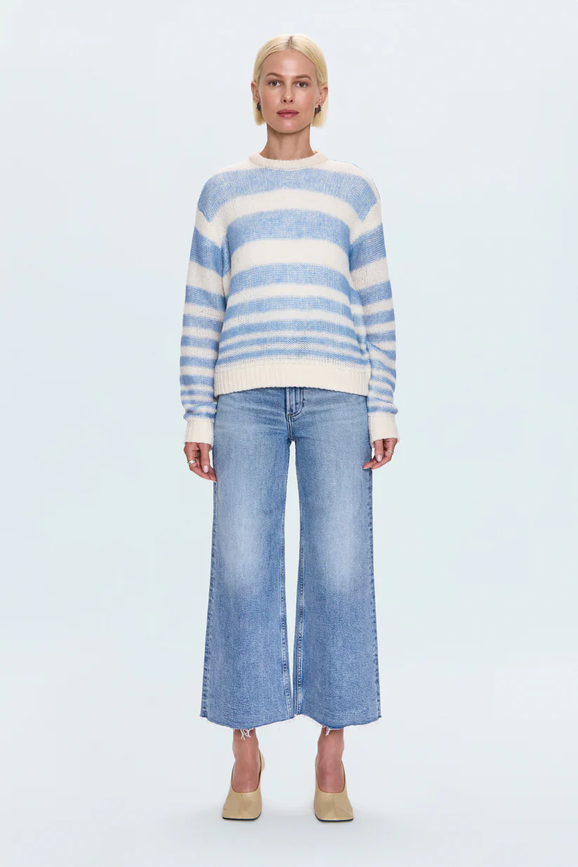 Moa Striped Bubble Sweater