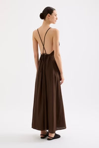 Zlba Linen Maxi Dress