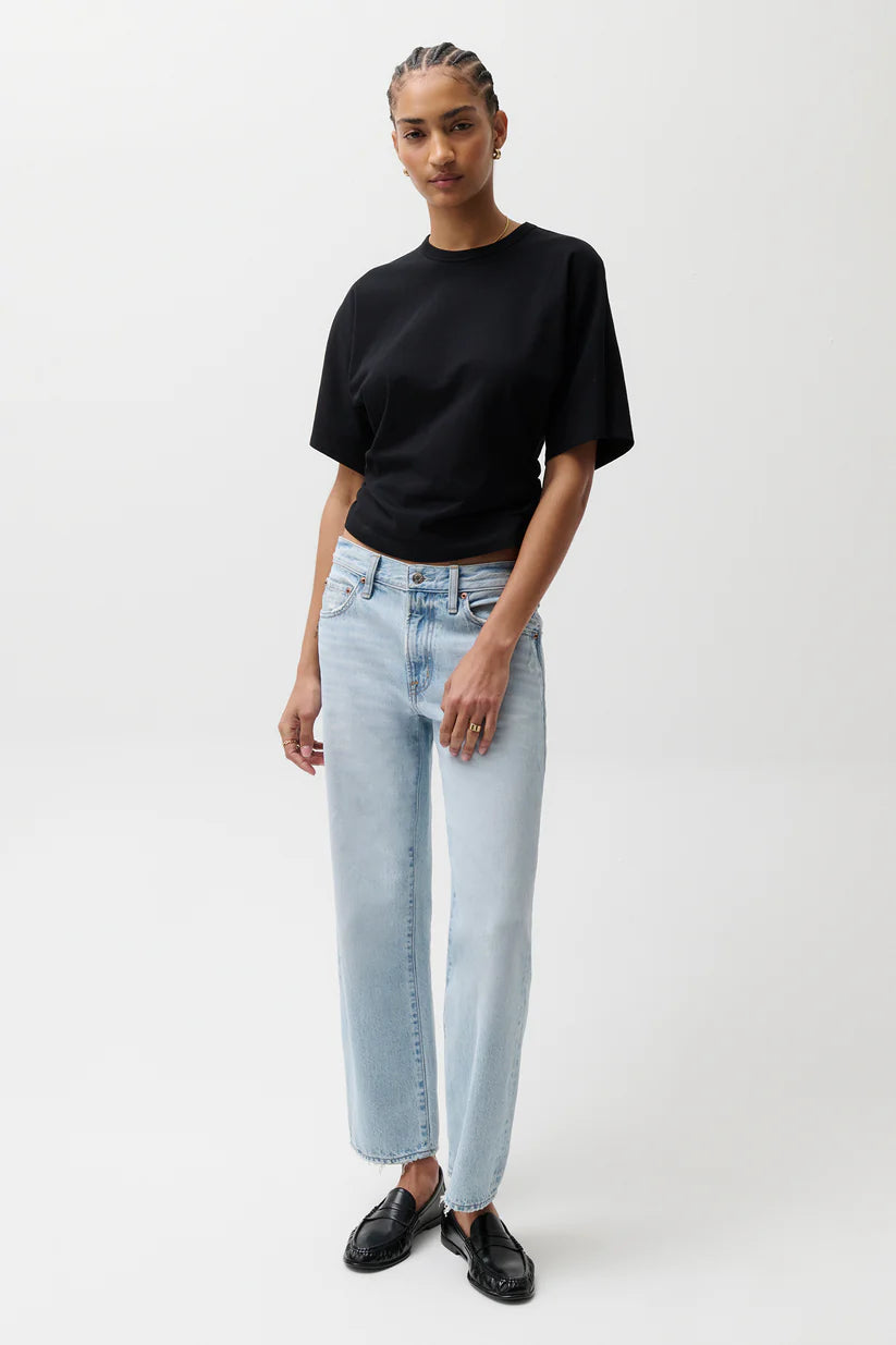 Lexi Mid Rise Bowed Straight - Dolce Vita Vintage