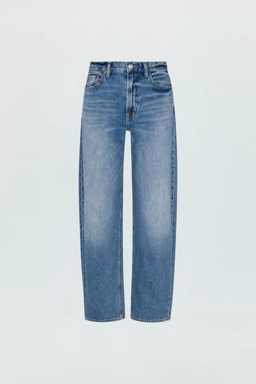 Wes High Rise Barrel Jean