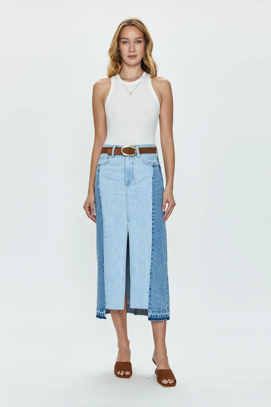 Alice Spliced Midi Skirt