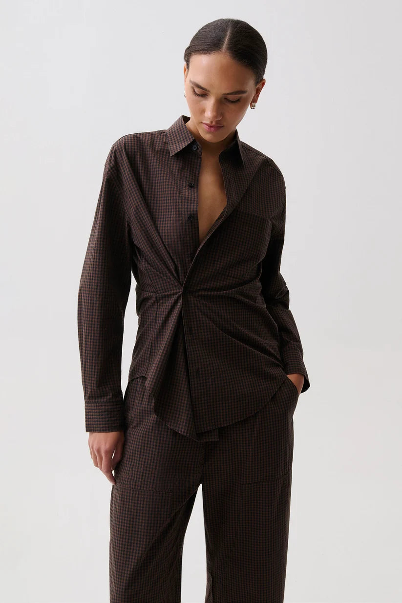 Mila Long Sleeve Button Down