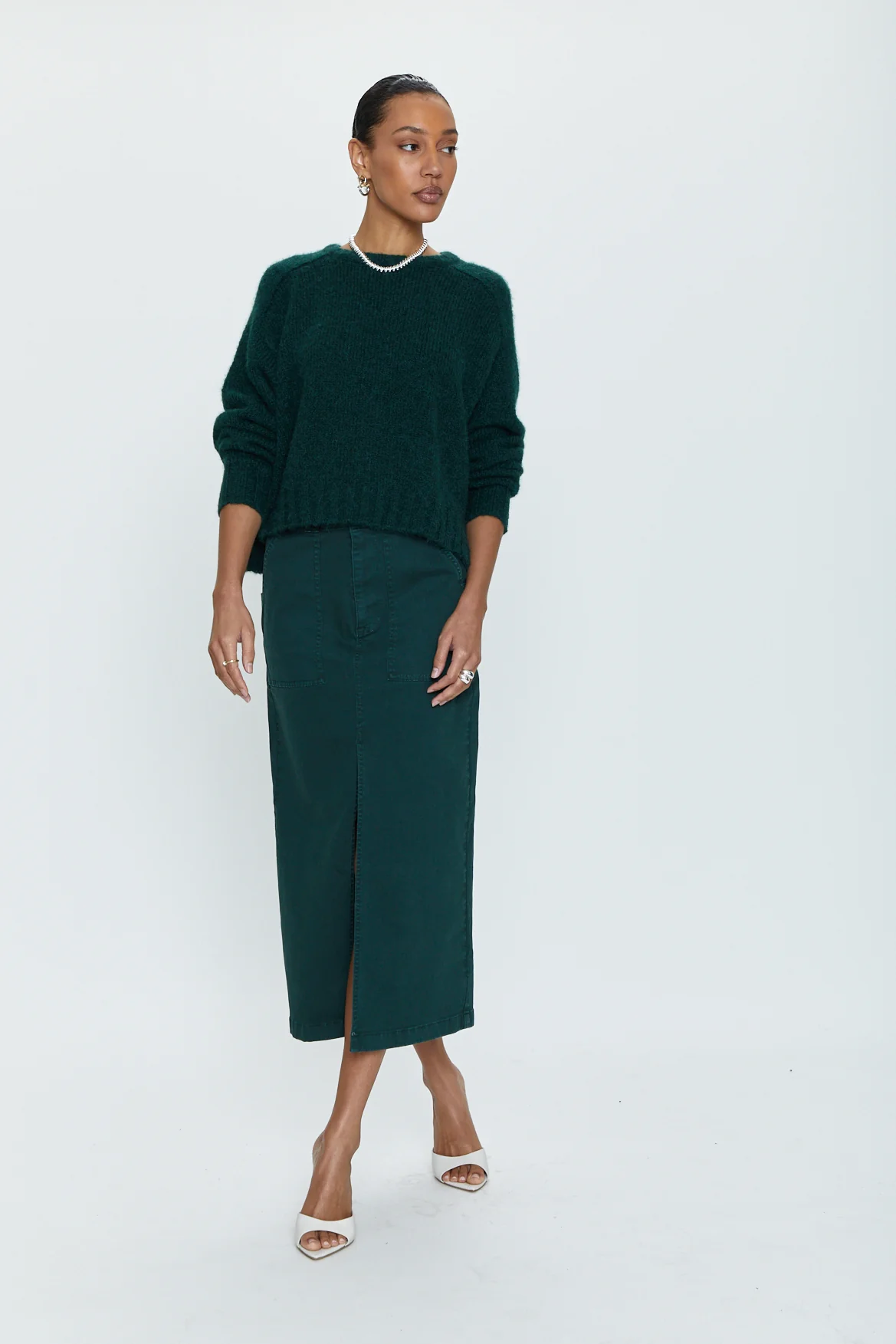 Pamela Utility Midi Skirt