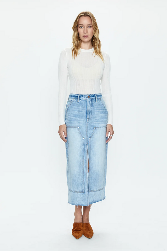 Alice Workwear High Rise Midi Skirt