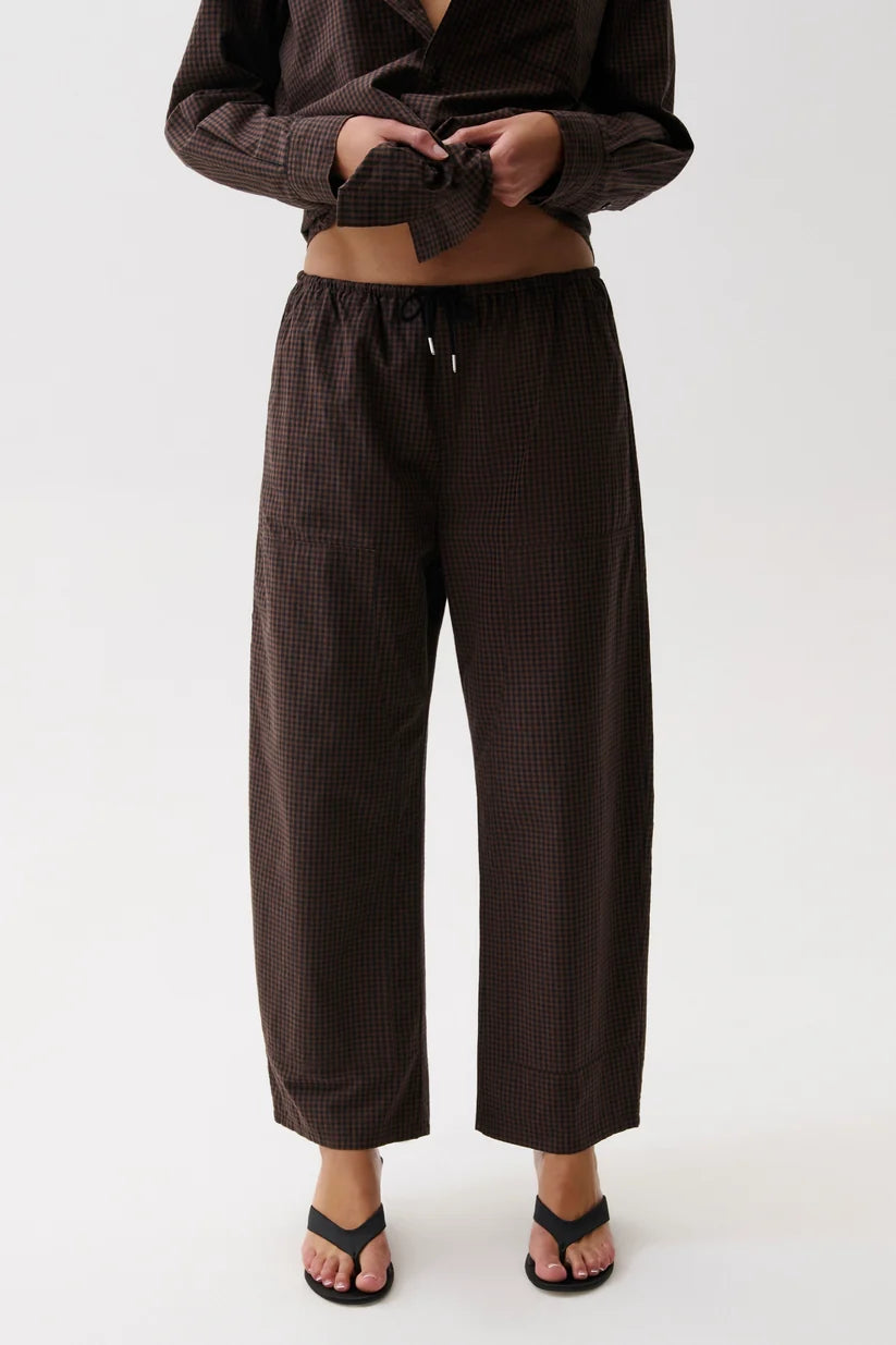Theo Drawstring Poplin Pant