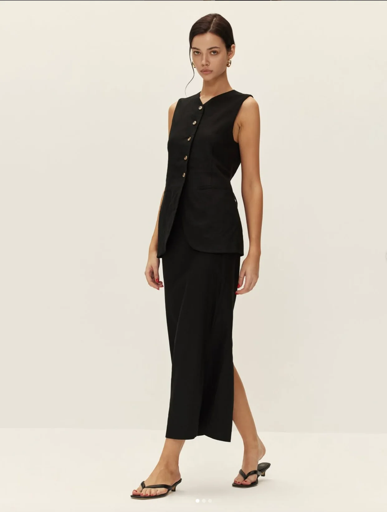 Camille Linen Skirt