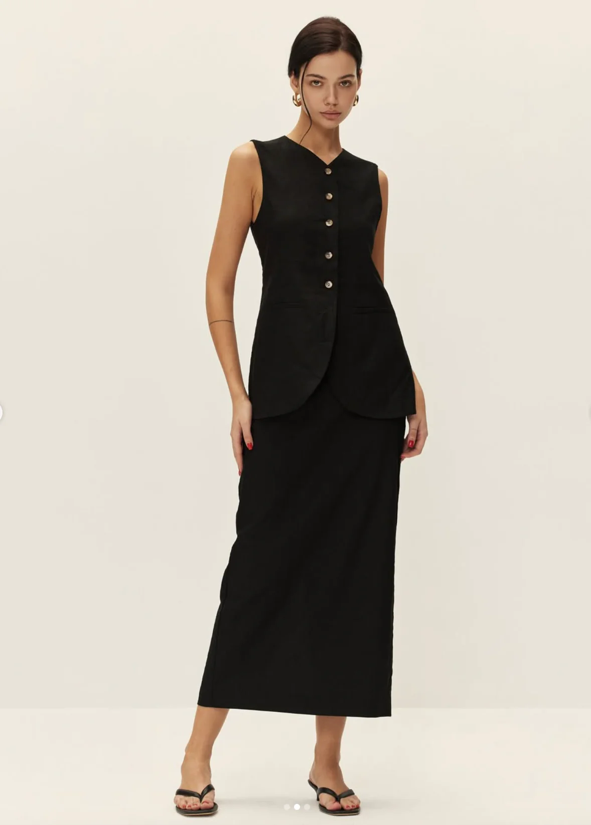 Camille Linen Skirt