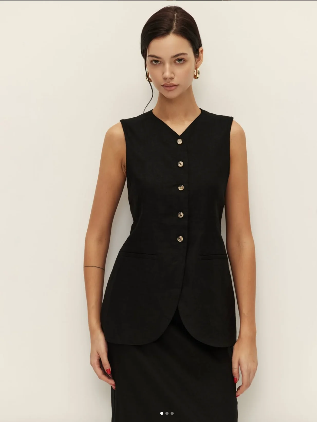 Mila Linen Vest