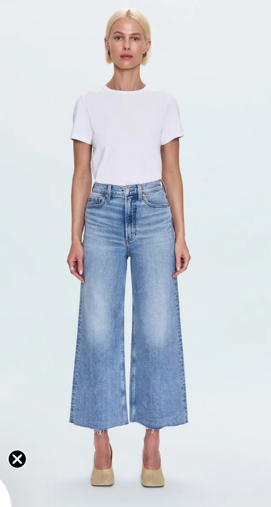 Lana Crop High Rise Ultra Wide Leg