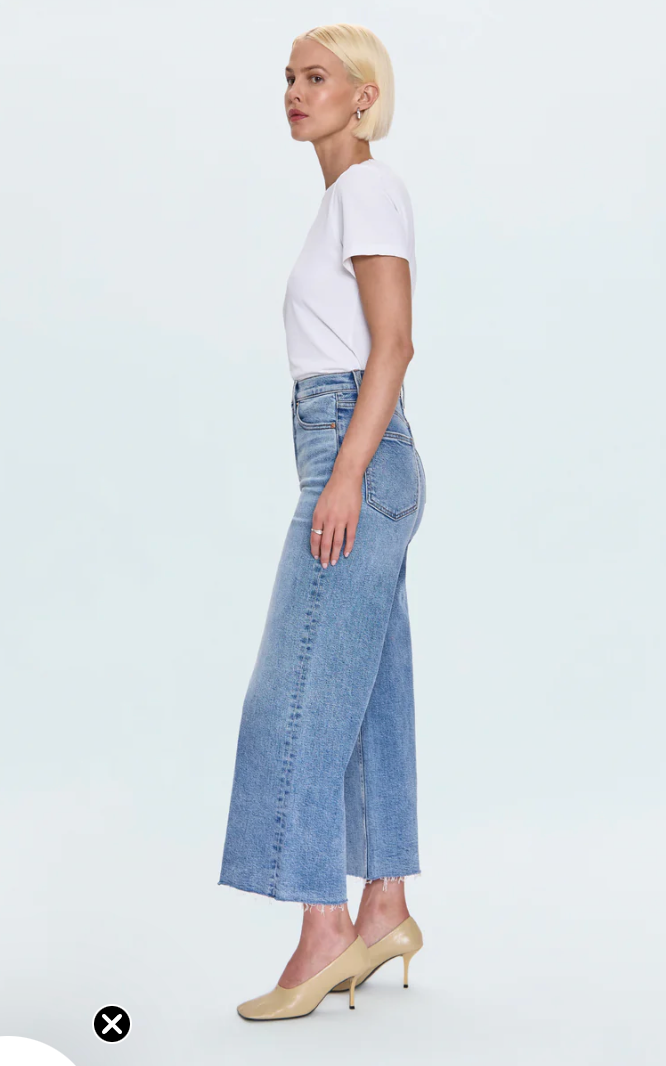 Lana Crop High Rise Ultra Wide Leg