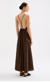 Zlba Linen Maxi Dress