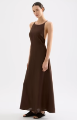 Zlba Linen Maxi Dress