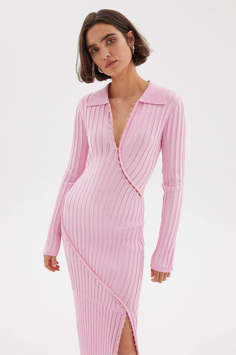Facet Knit Maxi Dress / Sovere / Birch Boutique Facet Knit Maxi Dress / Sovere / Birch Boutique