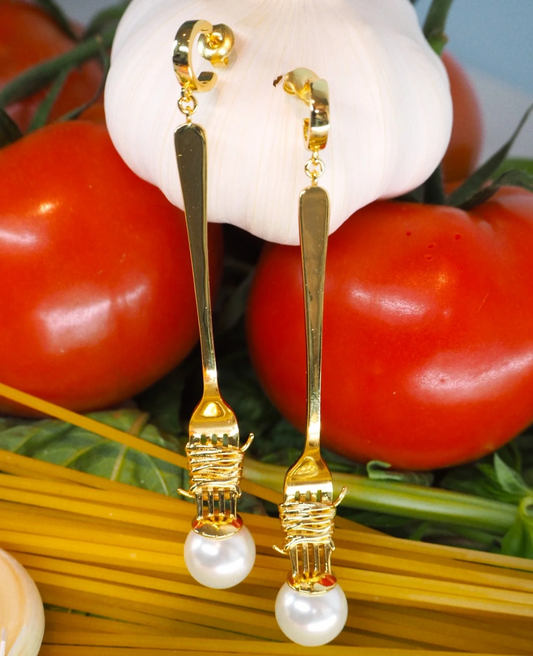 Spaghetti & Meatball Earrings