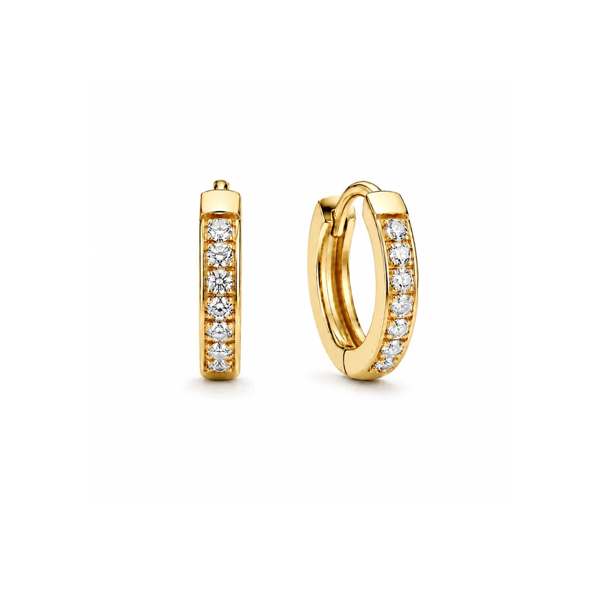 Tinsley Huggie Hoop Earring