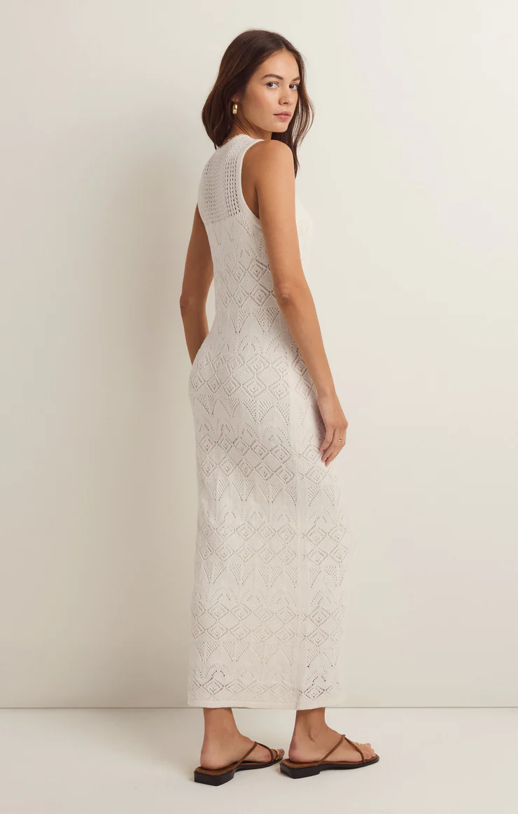 Mallorca Crochet Midi Dress