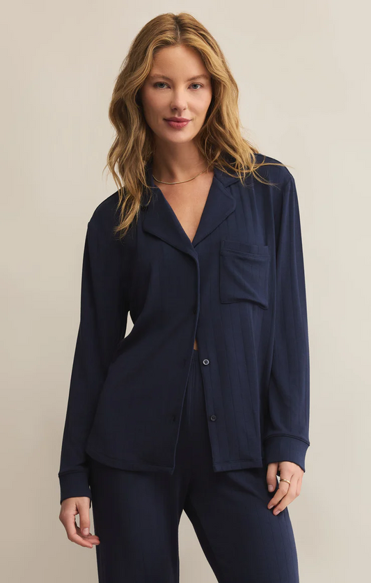 Classique Rib Long Sleeve Top