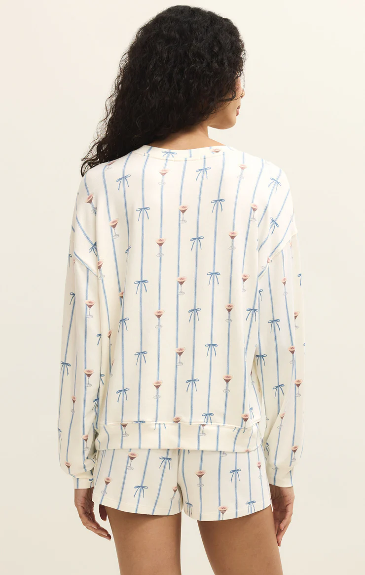 Cozy Espresso Martini Long Sleeve Top