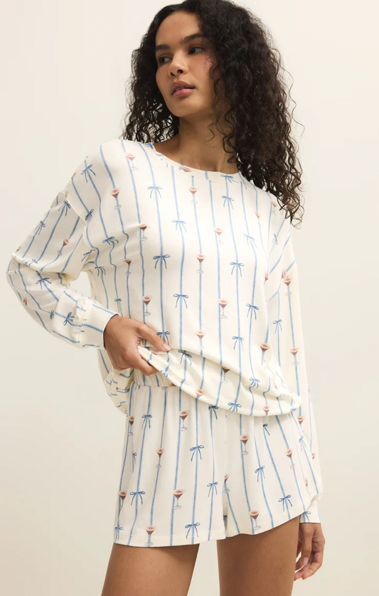 Cozy Espresso Martini Long Sleeve Top