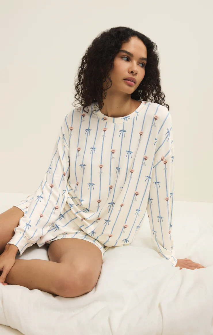 Cozy Espresso Martini Long Sleeve Top