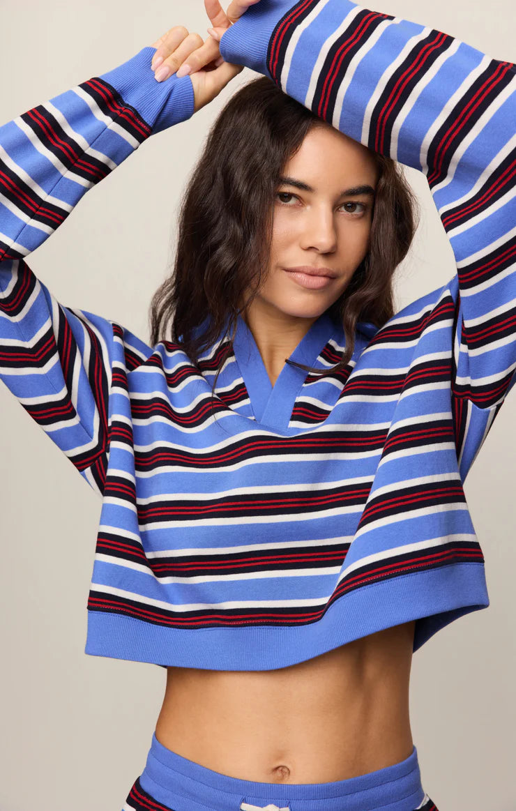 Low Key Stripe Henley