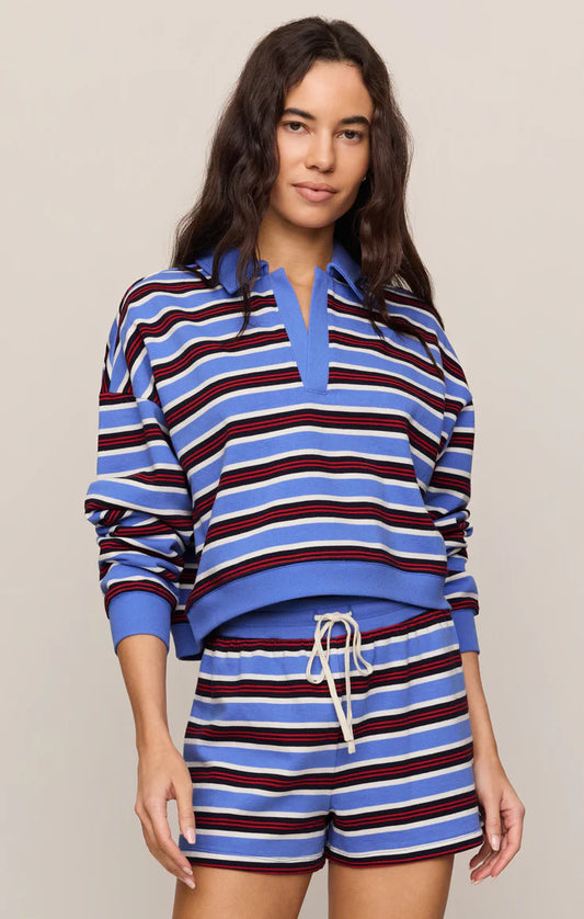 Low Key Stripe Henley
