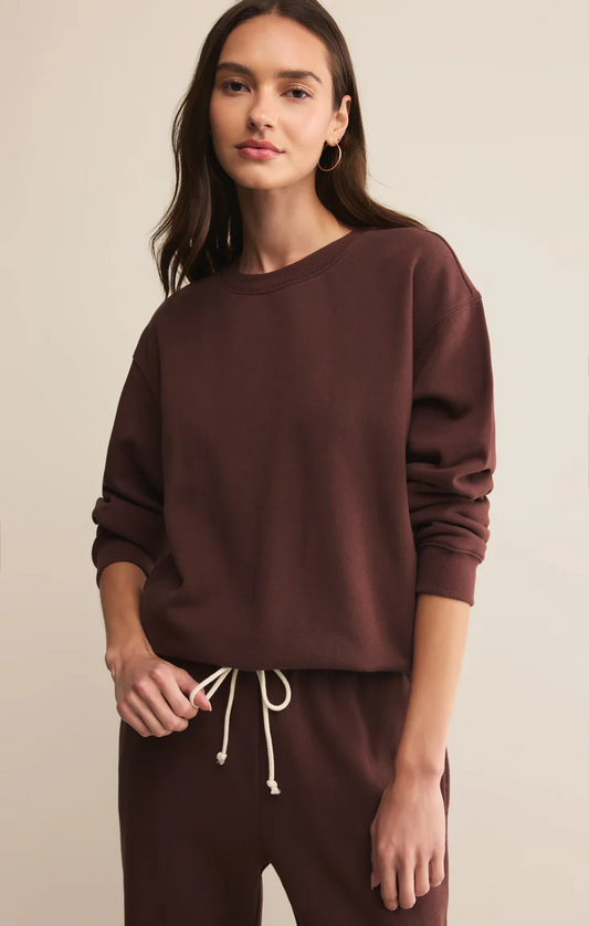 Boyfriend Cotton Sweatshirt
