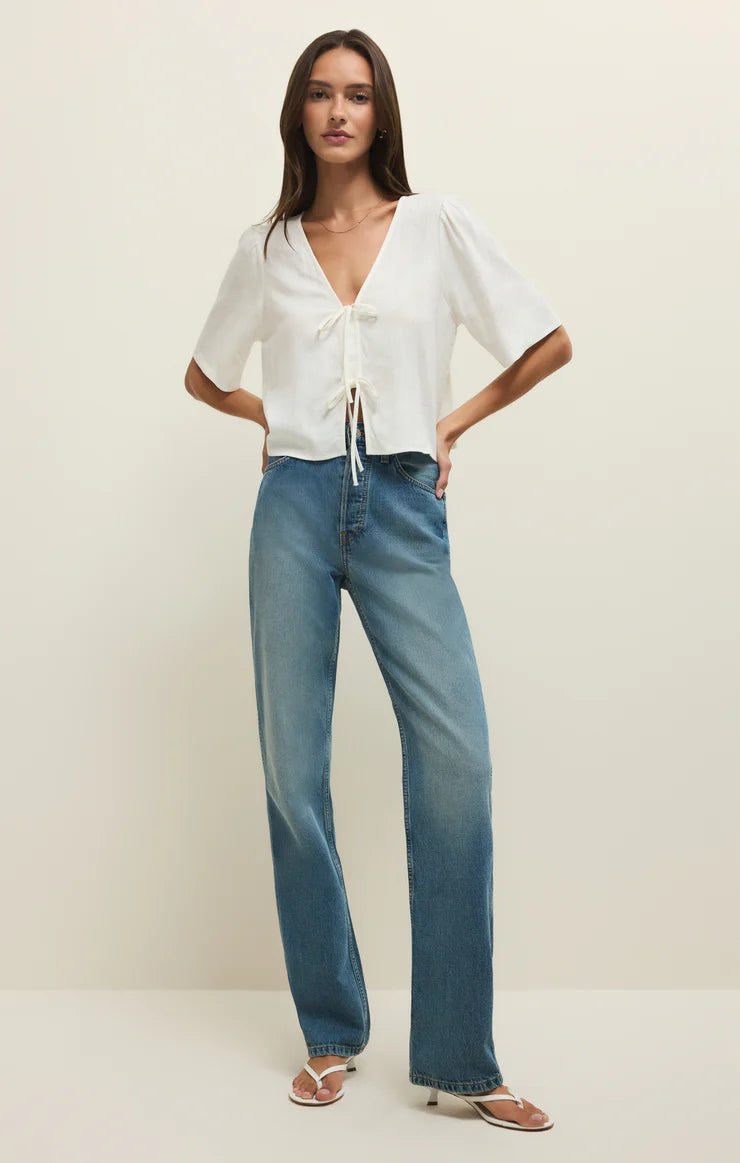La Belle Linen Top