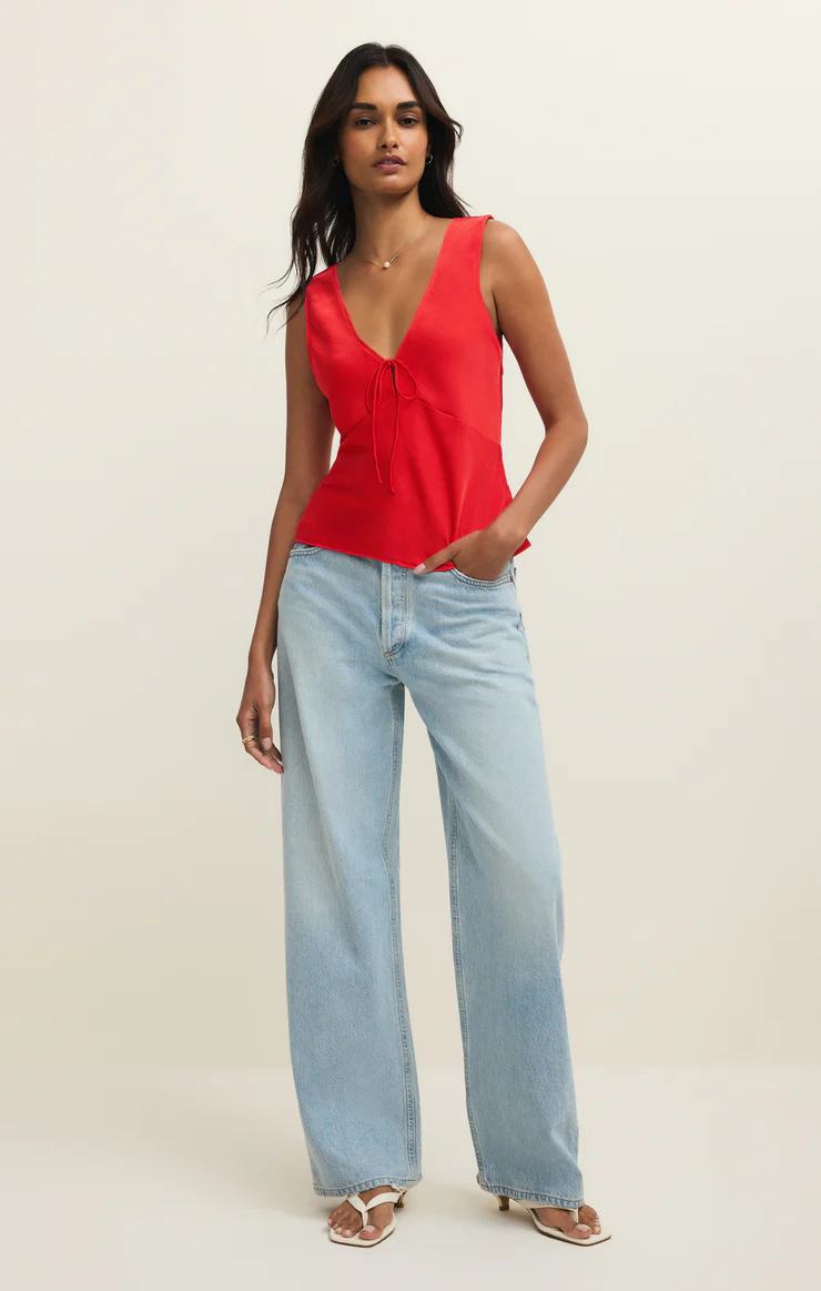 Luana Luxe Satin Top
