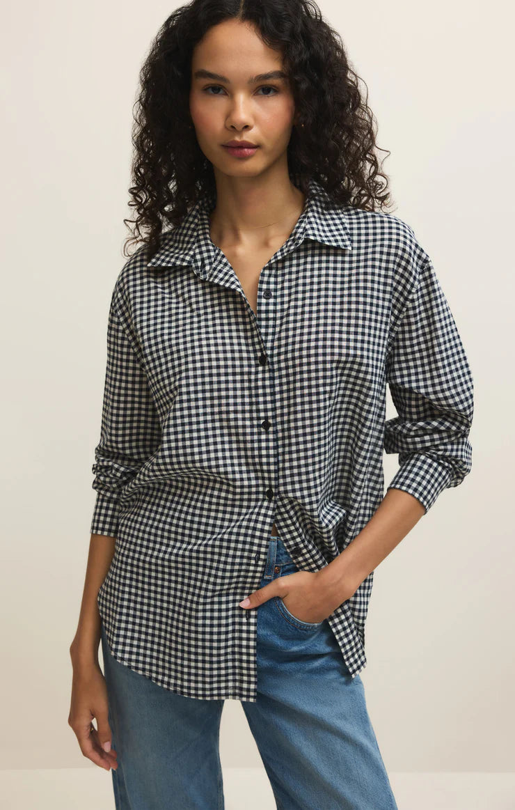 Seaport Gingham Button Up