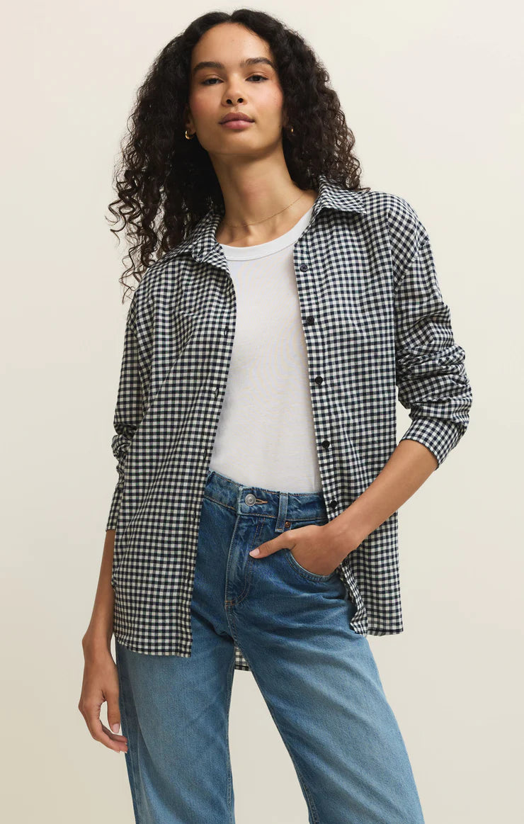 Seaport Gingham Button Up